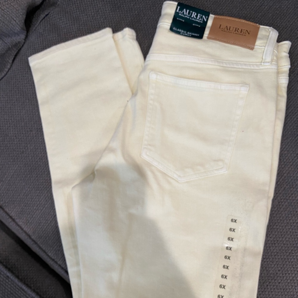 New Polo Ralph Lauren women’s pants skinny size 6